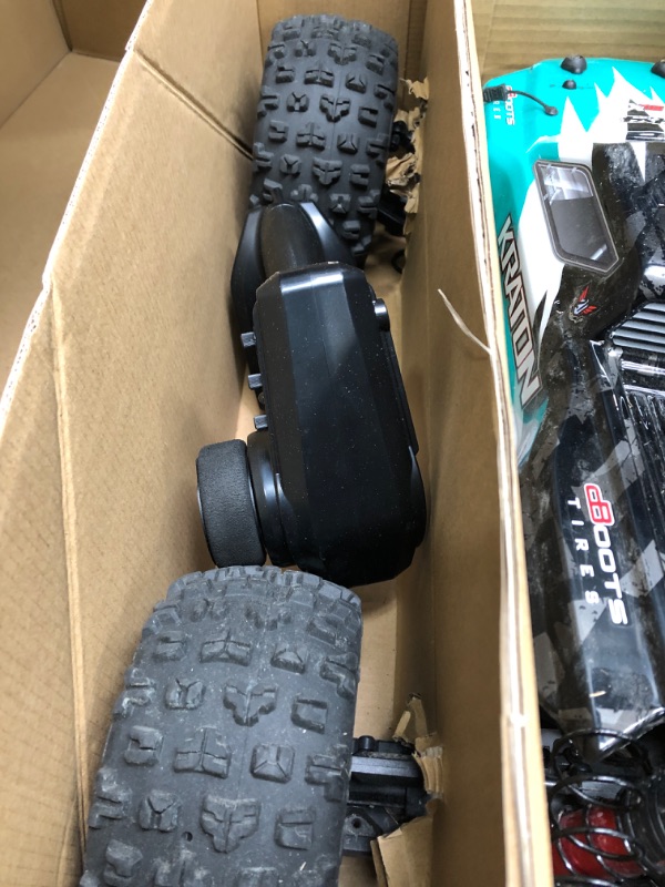 Photo 3 of **SEE NOTES**
 ARRMA RC Truck 1/10 KRATON 4X4 4S V2 BLX Speed Monster Truck RTR (Batteries and Charger Not Included), TEAL/BLACK, ARA4408V2T2***FOR PARTS***