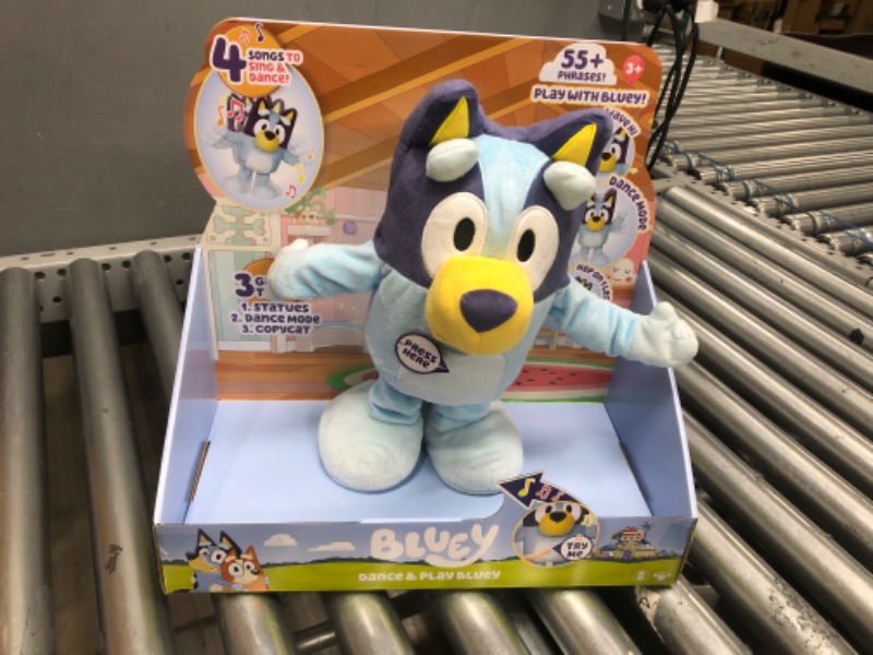 Photo 2 of Bluey Dance and Play 14" Animated Plush | Over 55 Phrases and Songs, Multicolor
