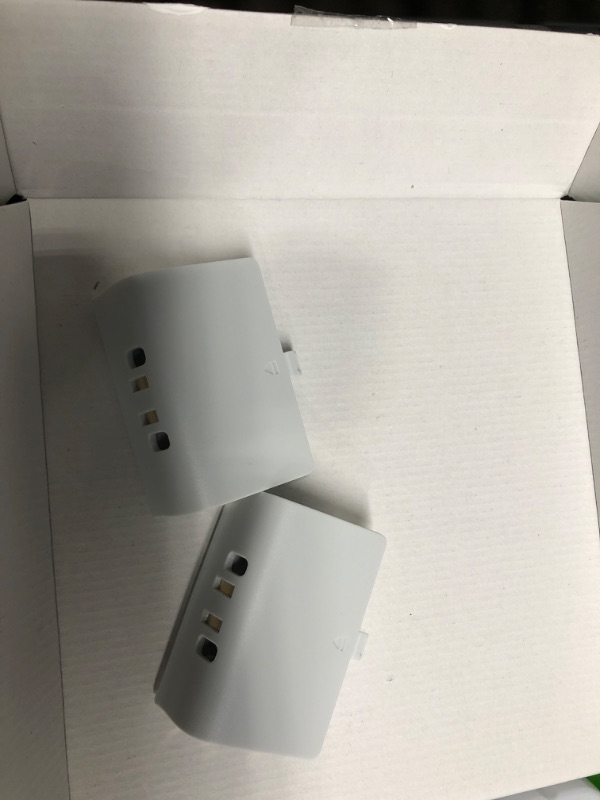 Photo 1 of Controller Charger for Xbox One, CVIDA Dual Xbox One/One S/One Elite (Not for Xbox Series X/S 2020) Charging Station with 2 Rechargeable Battery Packs for Two Wireless Controllers Charge Kit– White