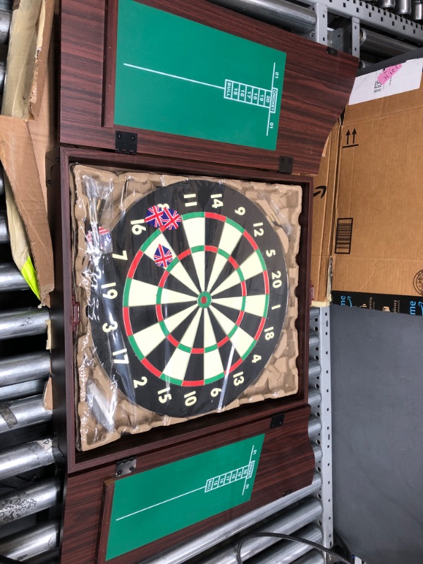 Photo 1 of 
Dartboard and cabinet set.