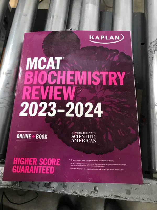 Photo 2 of MCAT Biochemistry Review 2023-2024: Online + Book (Kaplan Test Prep)