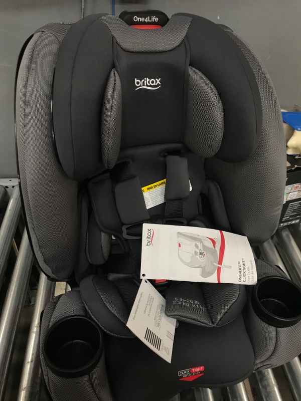 Photo 2 of Britax One4Life ClickTight All-in-One Car Seat – 10 Years of Use – Infant, Convertible, Booster – 5 to 120 pounds - SafeWash Fabric, Drift