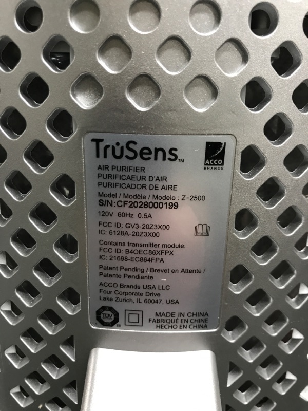 Photo 6 of *Tested* TruSens Smart Air Purifier, Medium, with Air Quality Monitor, Z-2500