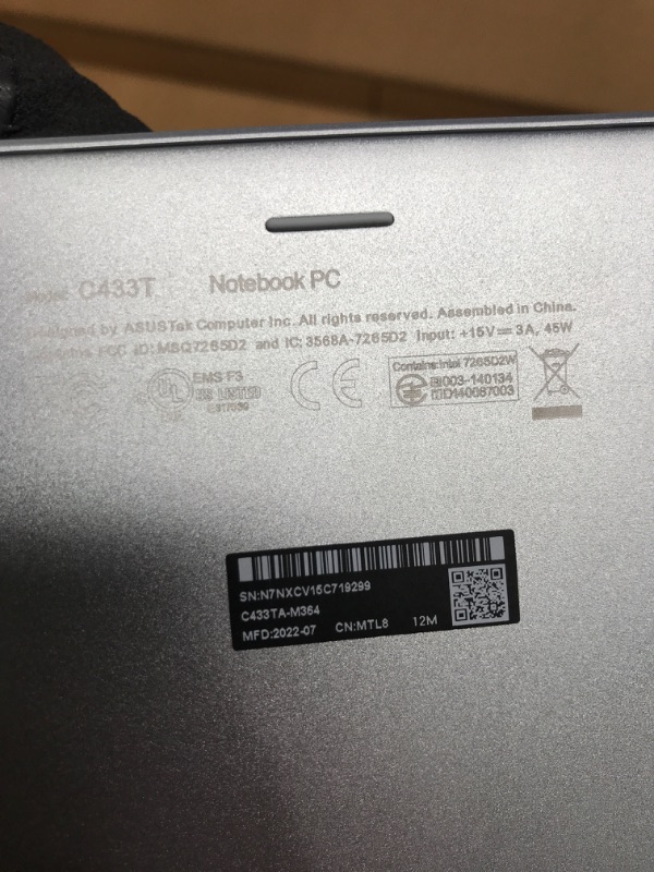 Photo 1 of *Tested* ASUS Chromebook Flip C433 14" FHD Touchscreen 2-in-1 Laptop, Intel Core m3-8100Y up to 3.4GHz, 8GB RAM, 128GB Storage (64GB eMMC + 64GB Flash Drive), 802.11AC WiFi, Backlit Keyboard, Silver, Chrome OS