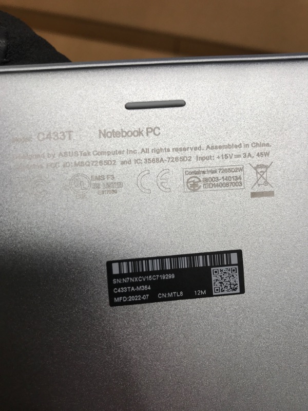 Photo 4 of *Tested* ASUS Chromebook Flip C433 14" FHD Touchscreen 2-in-1 Laptop, Intel Core m3-8100Y up to 3.4GHz, 8GB RAM, 128GB Storage (64GB eMMC + 64GB Flash Drive), 802.11AC WiFi, Backlit Keyboard, Silver, Chrome OS