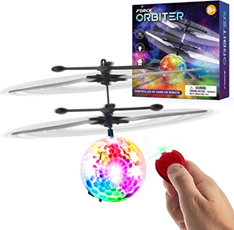 Photo 1 of Force1 Orbiter Flying Orb Ball Hand Operated Drones for Kids- Flying Ball Drone Toy with Remote, LED Hand Controlled Drone Orb Toy Indoor Drone Hover Ball Hand Drone Floating Mini UFO Drone Flying Toy
