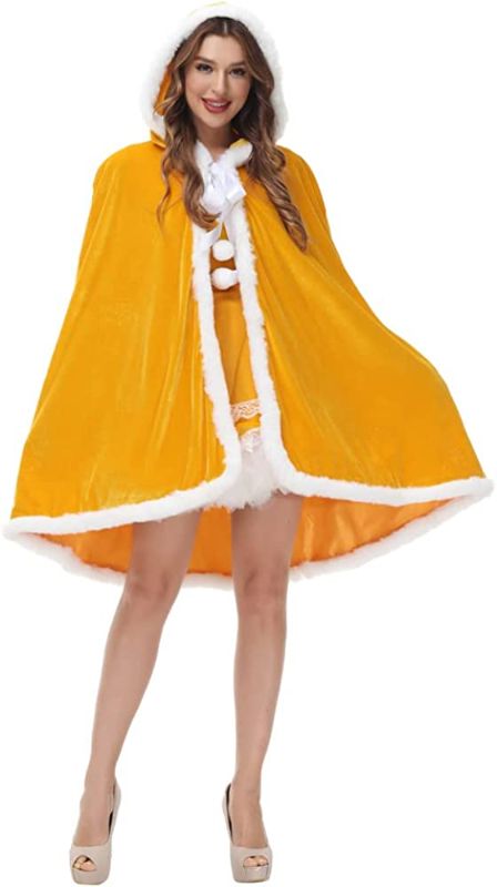 Photo 1 of **CAPE ONLY*- Seasons Women Chiristmas Costume Cape Xmas Velvet Hooded Cape Robe