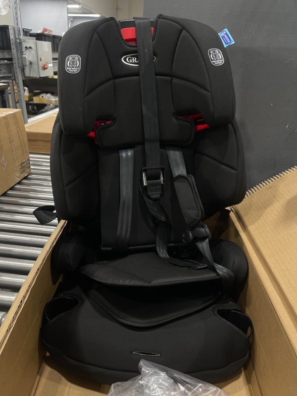 Photo 3 of Graco Tranzitions 3 in 1 Harness Booster Seat, Proof Tranzitions Black