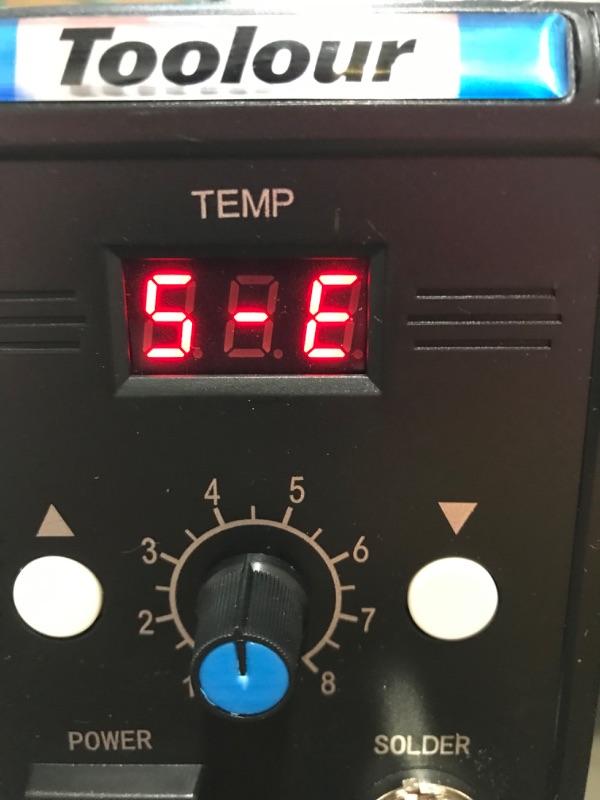 Photo 1 of Hot Air Rework Station, Soldering Heat Gun, °F/°C Display, 110V SMD Hot Air Gun Temp. & Airflow Adjustable Desoldering Station for BGA IC Desoldering Tool