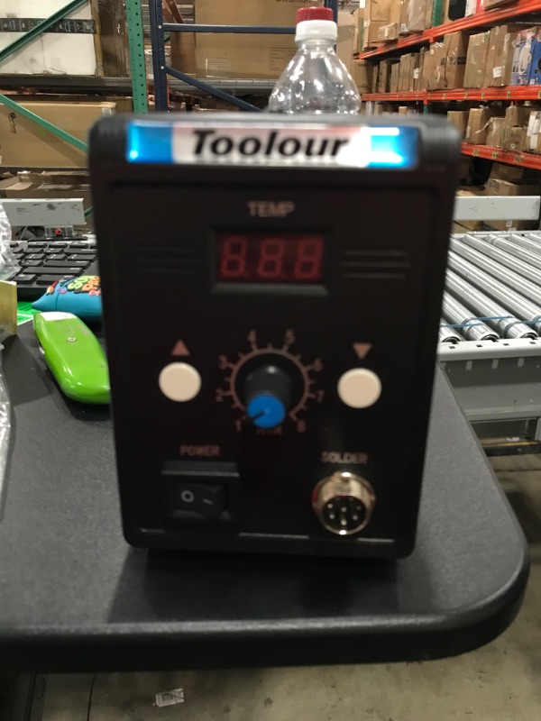 Photo 1 of Hot Air Rework Station, Soldering Heat Gun, °F/°C Display, 110V SMD Hot Air Gun Temp. & Airflow Adjustable Desoldering Station for BGA IC Desoldering Tool