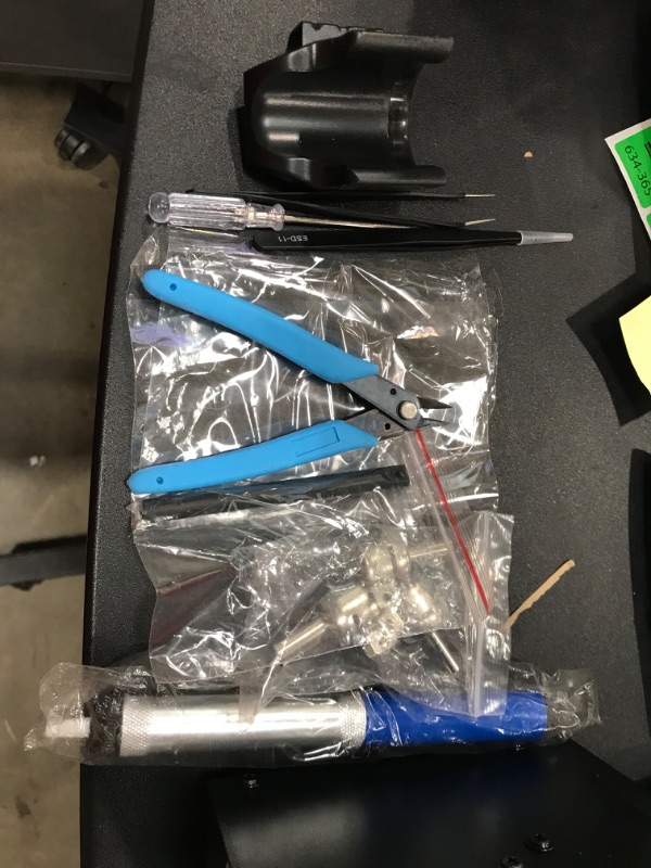 Photo 1 of Hot Air Rework Station, Soldering Heat Gun, °F/°C Display, 110V SMD Hot Air Gun Temp. & Airflow Adjustable Desoldering Station for BGA IC Desoldering Tool