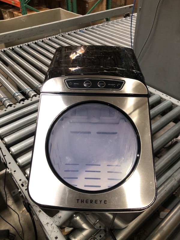 Photo 1 of (USED&DIRTY)
Thereye Countertop Nugget Ice Maker, Pebble Ice Maker Machine, 30lbs Per Day, 2 Ways Water Refill, 3Qt Water Reservoir & Self-Cleaning, Stainless Steel Finish Ice Machine for Home Office Bar Party
