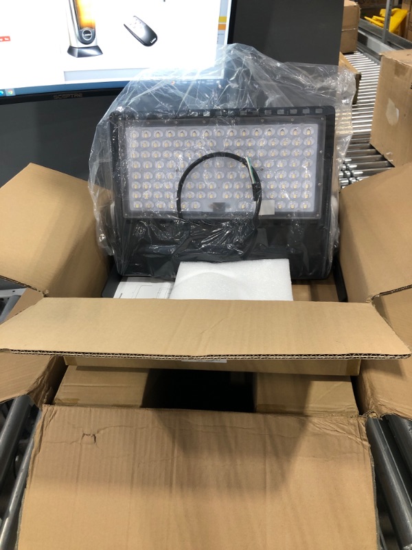 Photo 2 of (UNABLE TO TEST)Juyace 36000LM LED Stadium Lights Outdoor 1500 Watt Equivalent Wider Lighting Angle Led Flood Light 100-277V 240W 5000K Daylight Commercial Arena Light for Sports Fields and Court (3 Pieces). 3 Packs