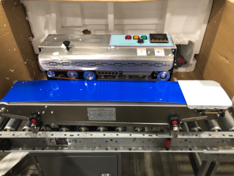 Photo 2 of (UNABLE TO TEST)
YR YURUI Stainless Steel Automatic Continuous Sealing Machine Food Sealer Horizontal Auto Impulse Sealer Machine Sealer Food Grade Packing machine