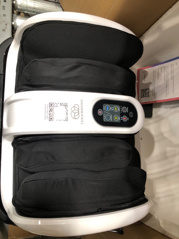 Photo 2 of Cloud Massage Shiatsu Foot Massager Machine - Increases Blood Flow Circulation, Deep Kneading, with Heat Therapy - Deep Tissue, Plantar Fasciitis, Diabetics, Neuropathy (with Remote)