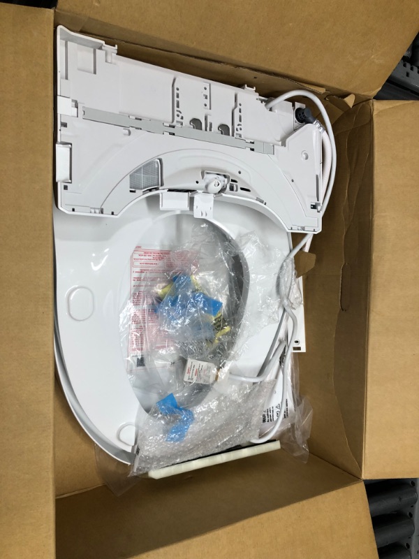 Photo 6 of ***USED AND HAS SCUFF MARKS*** TOTO SW3084#01 WASHLET C5 Electronic Bidet Toilet Seat with PREMIST and EWATER+ Wand Cleaning, Elongated, Cotton White
