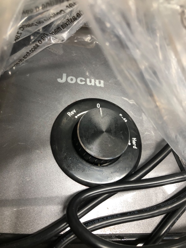 Photo 4 of ****USED AND DIRTY*****   Jocuu Slow Masticating Juicer with 2-Speed Modes - Cold Press Juicer Machine - Quiet Motor & Reverse Function - Easy to Clean Juicer Extractor - Juice Recipes for Fruits & Vegetables (Grey)