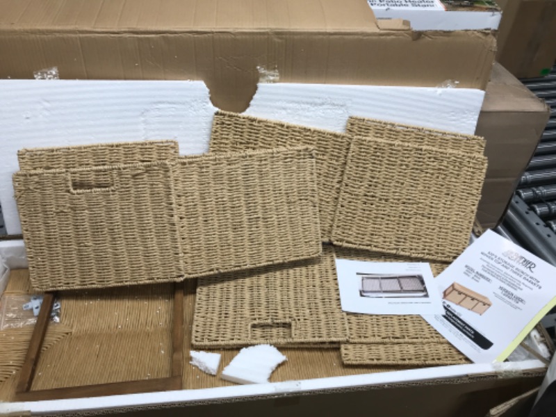 Photo 2 of Badger Basket Woven Top and Baskets-Brown Kid's Storage Bench