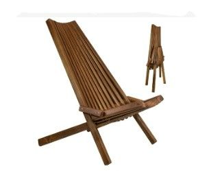 Photo 2 of **NEW** CleverMade Tamarack Folding Wooden Outdoor Chair 