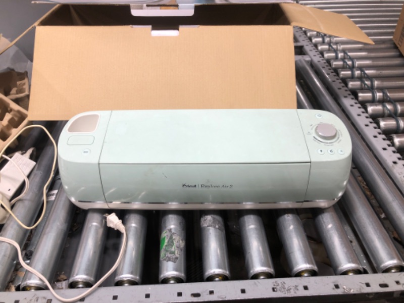 Photo 1 of ***TESTED POWERS ON*** Cricut Explore Air 2 - A DIY Cutting Machine for all Crafts, Create Customized Cards, Home Decor & More, Bluetooth Connectivity, Compatible with iOS, Android, Windows & Mac, Mint