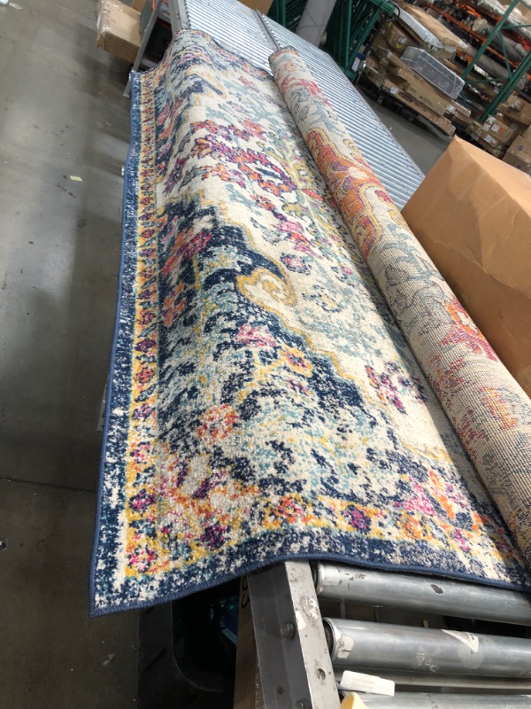 Photo 3 of **USED-NEEDS CLEANING**
Surya HAP-1000 Harput Area Rug Ivory/Blue 7 10 X 10 3 Retail $500
