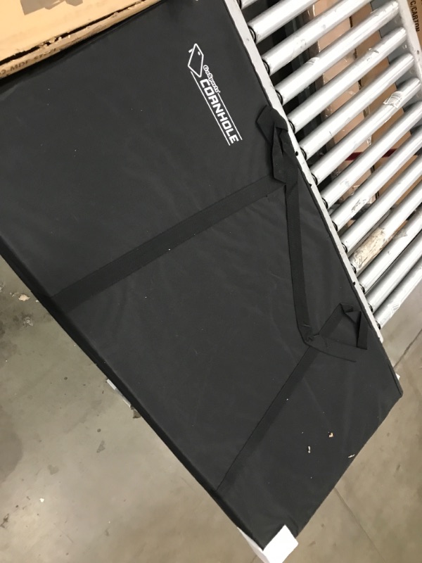 Photo 1 of **Minor damage** GoSports Steel Graphic Cornhole Toss Game Set