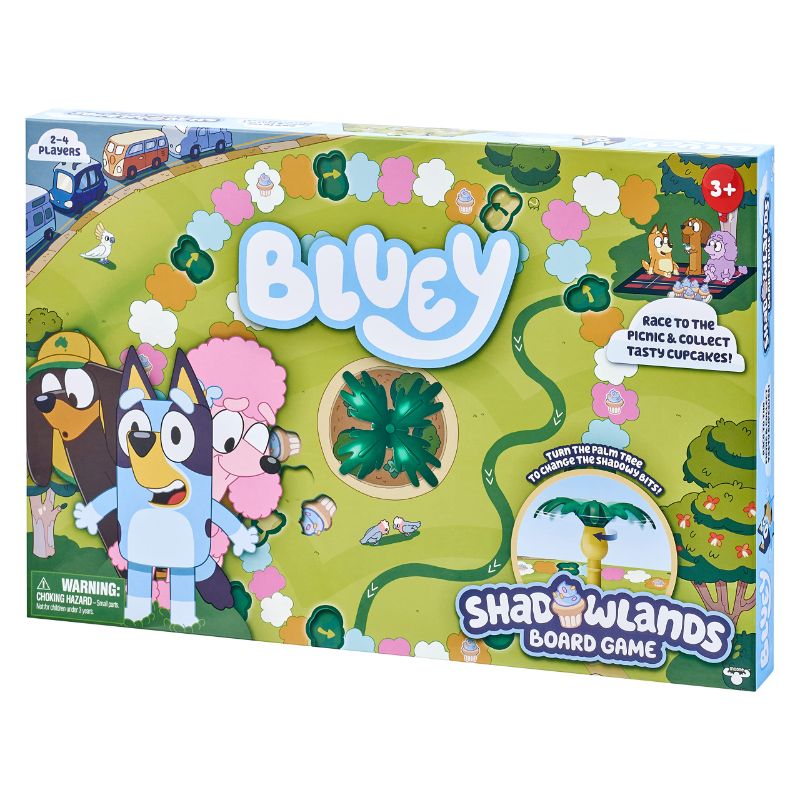 Photo 2 of Bluey - Shadowlands Board Game - Family Game Night, Unpredictable Engaging Fun for All - Collect All 5 Cupcake Cards | 2-4 Players | for Ages 3+, Multicolor, 13011