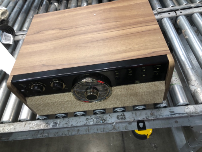 Photo 1 of Victrola VTA-270B-FNT Empire Bluetooth 6 In 1 Music Center (33/45/78) (Farmhouse Walnut) Farmhouse Walnut Record Player