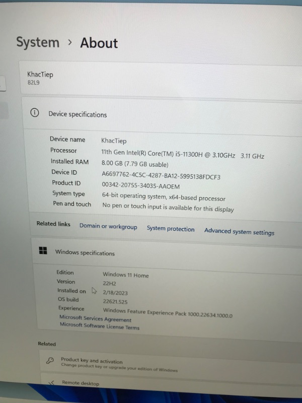 Photo 8 of trackpad does not work need external/usb mouse 
2022 Newest Lenovo Ideapad 5i Pro 16 inch Laptop, 2.5K QHD IPS Display, 11th Gen Intel Core i5-11300H(Beats i7-10710U),8GB RAM, 1TB SSD, NVIDIA GeForce MX450, Backlit KB, IR Camera, Windows 11