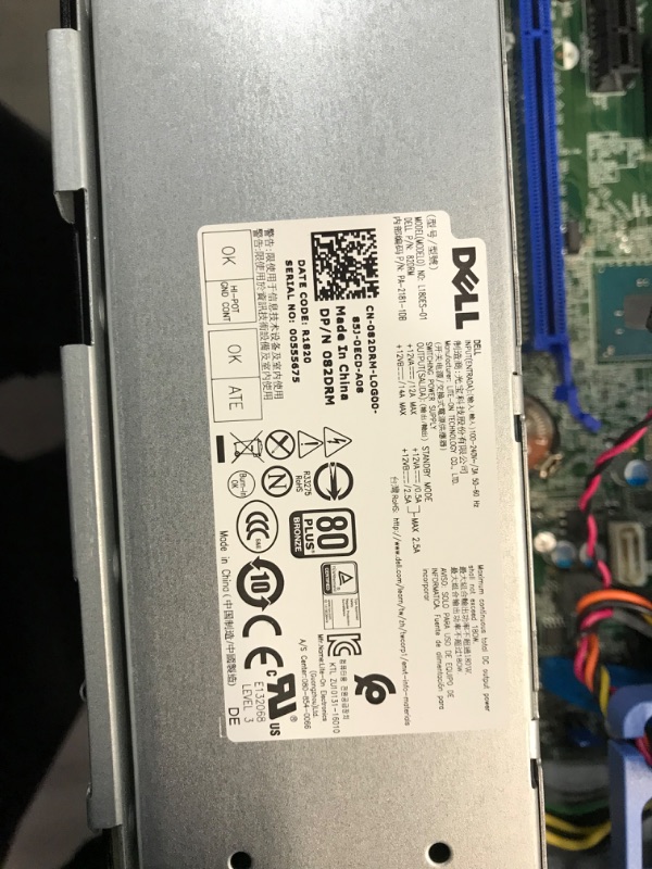 Photo 6 of PARTS ONLY DID NOT DISPLAY ANYTHING 
Dell Optiplex 3050 SFF Desktop Computer PC, Intel Quad Core i5-6500 up to 3.6GHz, 16GB DDR4, 256GB SSD, WiFi, 4K Support, DP, HDMI,Windows 10 Pro 64 Bit English/Spanish/French