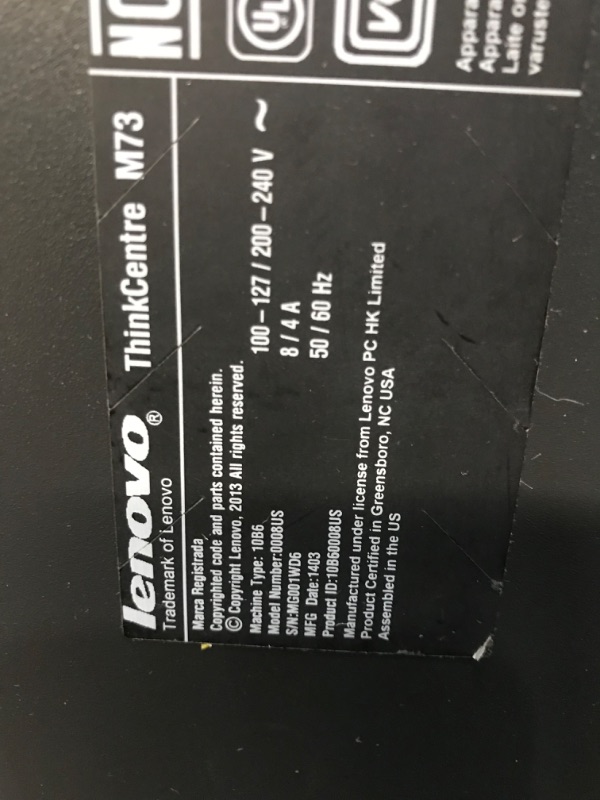 Photo 11 of lenovo ThinkCentre M73 SFF Small Form Factor Business Desktop Computer, Intel Dual-Core i3-4130 3.4GHz, 8GB RAM, 500GB HDD, USB 3.0, WiFi, DVD, Windows 10 Professional