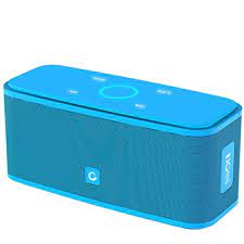 Photo 1 of DOSS SoundBox Plus Portable Speaker with HD Sound and Deep Bass, Wireless Stereo Paring, Touch Control, Muti-Colors Led Lights, 20H Playtime, Wireless Speaker for Phone, Tablet, and More -Deep Black