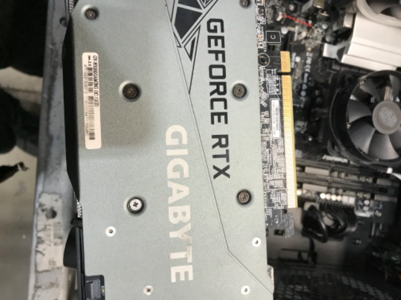 Photo 1 of PARTS ONLY DID NOT DISPLAY 
Skytech Blaze II Gaming PC Desktop – AMD Ryzen 5 5600G 3.9 GHz, RTX 3060, 500GB NVME SSD, 16G DDR4 3200, 600W Gold PSU, AC Wi-Fi, Windows 10 Home 64-bit