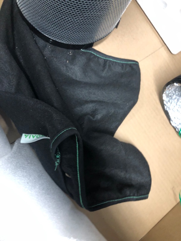 Photo 2 of VIVOSUN Grow Tent Ventilation System Kit: 6 Inch 440 CFM Inline Fan with Speed Controller, 6 Inch Carbon Filter and 8 Feet Black Ducting with a Pair of Rope Hanger 6 Inch Black