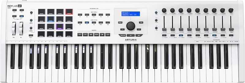 Photo 1 of **SEE NOTES**
Arturia KeyLab Essential 61 MIDI Keyboard Controller White