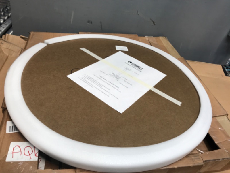 Photo 2 of 2' white round table top 