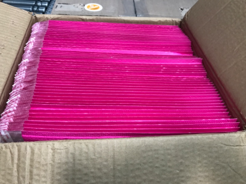 Photo 2 of Rihogar 8.5x12 Inch Bubble Mailers 100 Pack, Self-Seal Waterproof Padded Envelopes, Cushioned Bubble Mailers Packaging for Shipping, Mailing, Packaging, Small Business, Bulk, Pink Pink 8.5x12"100pack