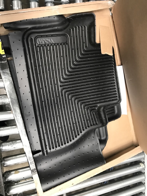 Photo 2 of Husky Liners X-act Contour Series | 2nd Seat Floor Liner - Black | 53821 | Fits 2014-2020 Toyota Tundra Double/CrewMax Cab 1 Pcs X-act Contour 2nd Seat Floor Mat CrewMax/Double Cab