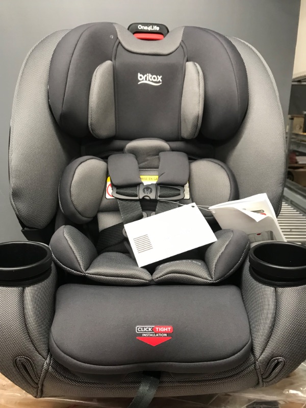 Photo 2 of Britax One4Life ClickTight All-in-One Car Seat – 10 Years of Use – Infant, Convertible, Booster – 5 to 120 pounds - SafeWash Fabric, Drift Drift [New Version]