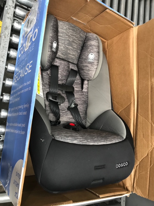 Photo 3 of DAMAGED Cosco Mighty Fit 65 DX Convertible Car Seat (Heather Onyx Gray)