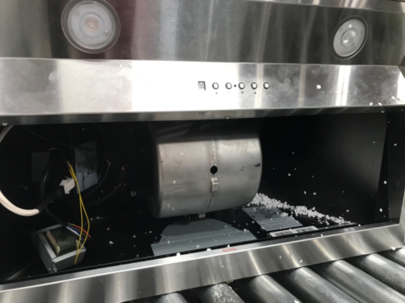 Photo 1 of ***NON FUNCTIONAL** KOBE IN2630SQB-650-5A Deluxe 30" Built-In/ Insert Range Hood, 6-Speed, 700 CFM, LED Lights, Baffle Filters 
**LOOSE HARDWARE**
