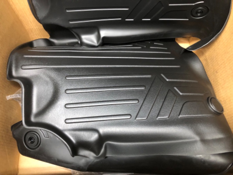 Photo 2 of MAXLINER Custom Floor Mats Set (Both Rows 1pc) Black Compatible with 2019-2022 Ram 2500/3500 Crew Cab with 1st / 2nd Row Bench Seat