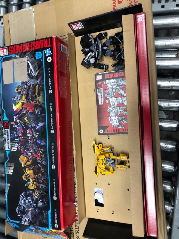 Photo 5 of ***BUMBLEBEE AND IRONHIDE ONLY*** Transformers Toys Studio Series Transformers Movie 1 15th Anniversary Multipack with 5 Action Figures - Ages 8 and Up (Amazon Exclusive)