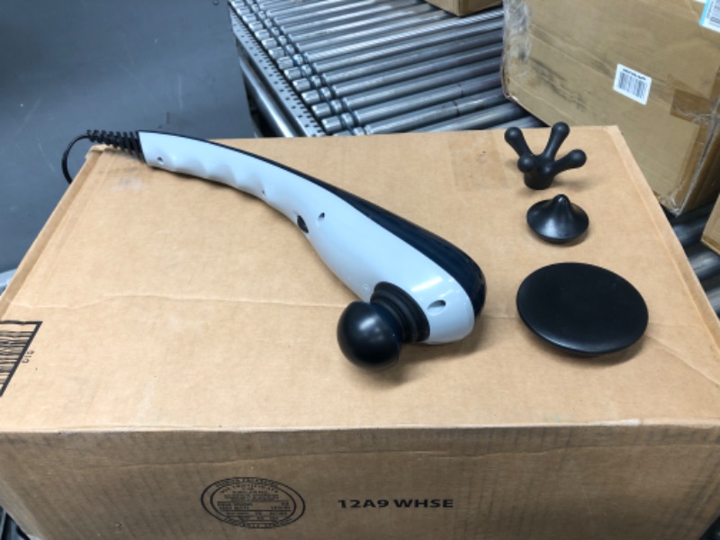 Photo 2 of ***TESTED WORKING*** Wahl Deep Tissue Long Handle Percussion Massager - Handheld Therapy with Variable Intensity to Relieve Pain in The Back, Neck, Shoulders, Muscles, & Legs for Arthritis - Model 4290-300