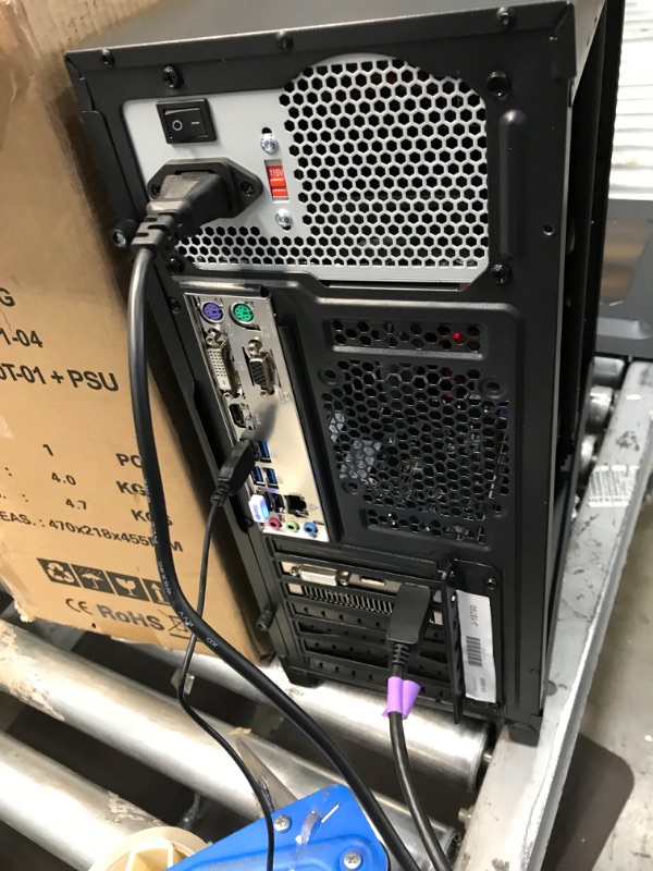 Photo 1 of shinobee Ryzen7 4700G Gaming 16-Thread Computer
ATX case
   * Side Panel with the transparent window
   * Front panel with mesh allows for an increase in air intake that goes together perfectly with the LED fans on the front.
   * A red LED fan on the fro