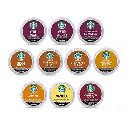 Photo 1 of ** EXPIRES MARCH03/2023** Starbucks K-Cup Coffee Pods—Starbucks Blonde, Medium, Dark Roast & Flavored Coffee—Variety Pack for Keurig Brewers—1 box (40 pods total)
