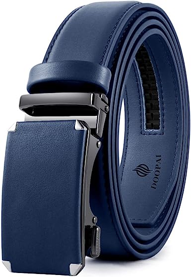 Photo 1 of DOOPAI Belt Men, Ratchet Belt Dress Adjustable 1 3/8" Genuine Leather Designer Belt, Size Length Can be Cut, with Gift Box
125CM