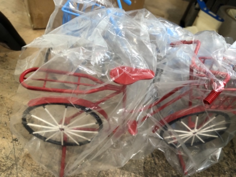 Photo 1 of 2 pack steel bike red & blue 