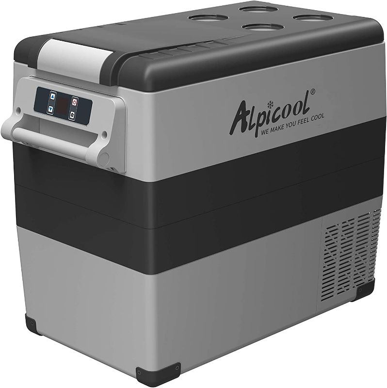 Photo 1 of Alpicool CF55 Portable Freezer,12 Volt Refrigerator, 58 Quart (55 Liter) Fast Cooling 12V Car Fridge Freezer -4?~68?, Car Cooler, 12/24V DC and 100-240V AC for Outdoor, Camping, RV, Truck, Boat
