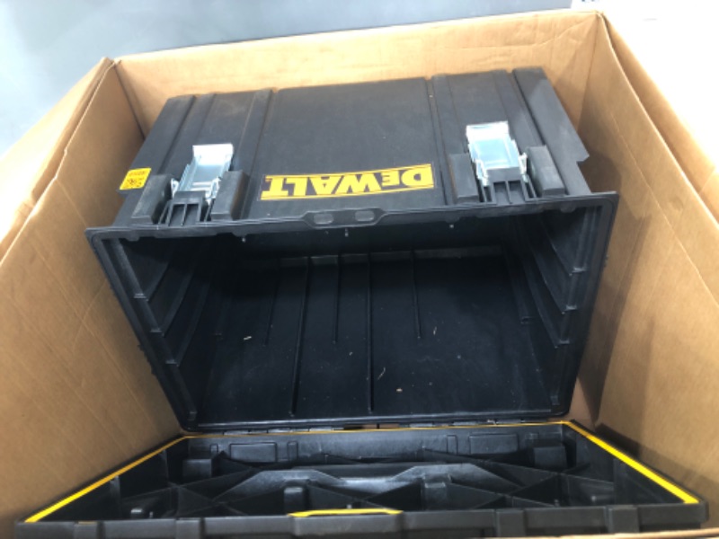 Photo 2 of *BROKE HANDLE/ SEE NOTES*** DEWALT ToughSystem Tool Box, DS450 Mobile Storage (DWST08250)